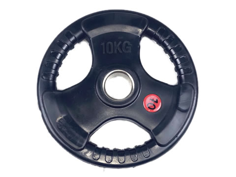 Rubber Coated Olympic Plate with Handles (Φ50) 10kg